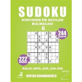 Sudoku - Dünyanın En Sevilen Bulmacası 8 - Bertan Kodamanoğlu