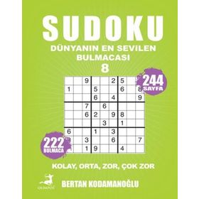 Sudoku - Dünyanın En Sevilen Bulmacası 8 - Bertan Kodamanoğlu