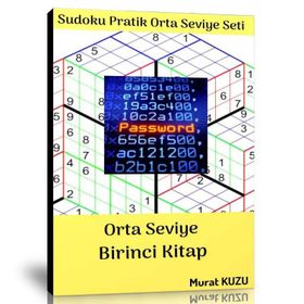 Sudoku Orta Seviye Bulmaca Kitabı-1 Enine Boyuna Eğitim