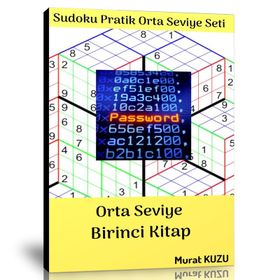 Sudoku Orta Seviye Bulmaca Kitabı-1 Enine Boyuna Eğitim