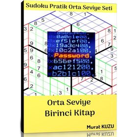 Sudoku Orta Seviye Bulmaca Kitabı-1 Enine Boyuna Eğitim