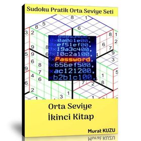 Sudoku Orta Seviye Bulmaca Kitabı-2 Enine Boyuna Eğitim