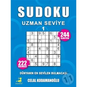 Sudoku Uzman Seviye 1 - Celal Kodamanoğl