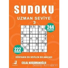 Sudoku Uzman Seviye 3 - Celal Kodomanoğlu