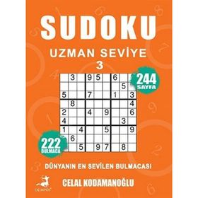 Sudoku Uzman Seviye 3 - Celal Kodomanoğlu