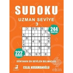 Sudoku Uzman Seviye 3 - Celal Kodomanoğlu