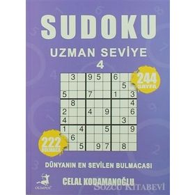 Sudoku Uzman Seviye 4 - Celal Kodomanoğlu
