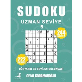 Sudoku Uzman Seviye 5 Celal Kodamanoğlu - Olimpos Yayınları