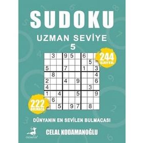Sudoku Uzman Seviye 5 Celal Kodamanoğlu - Olimpos Yayınları