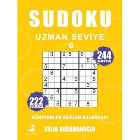 Sudoku Uzman Seviye - 6 - Celal Kodamanoğlu