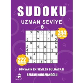 Sudoku Uzman Seviye 8 - Bertan Kodamanoğlu