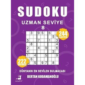 Sudoku Uzman Seviye 8 - Bertan Kodamanoğlu