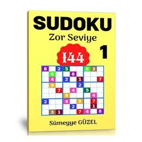Sudoku Zor Seviye Bulmaca Kitabı-1 Enine Boyuna Eğitim