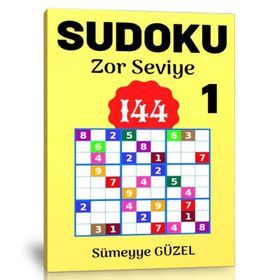 Sudoku Zor Seviye Bulmaca Kitabı-1 Enine Boyuna Eğitim