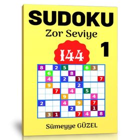 Sudoku Zor Seviye Bulmaca Kitabı-1 Enine Boyuna Eğitim