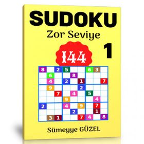 Sudoku Zor Seviye Bulmaca Kitabı-1 Enine Boyuna Eğitim