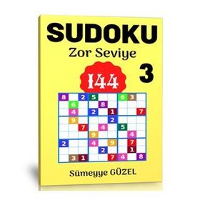 Sudoku Zor Seviye Bulmaca Kitabı-3 Enine Boyuna Eğitim