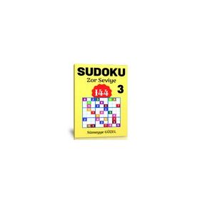 Sudoku Zor Seviye Bulmaca Kitabı-3 Enine Boyuna Eğitim