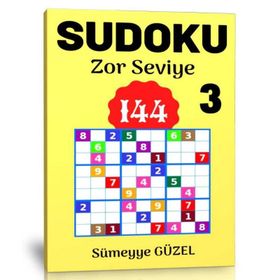 Sudoku Zor Seviye Bulmaca Kitabı-3 Enine Boyuna Eğitim