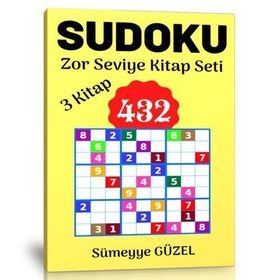 Sudoku Zor Seviye Bulmaca Kitabı-3 Enine Boyuna Eğitim