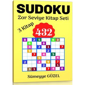 Sudoku Zor Seviye Kitap Seti 3 Kitap Enine Boyuna Eğitim