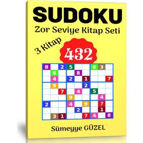 Sudoku Zor Seviye Kitap Seti 3 Kitap Enine Boyuna Eğitim