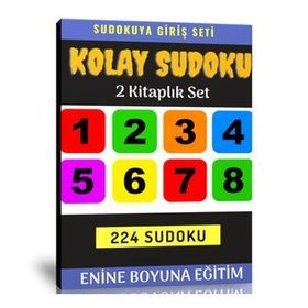 Sudokuya Giriş Seti 2 Kitap Enine Boyuna Eğitim