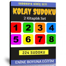 Sudokuya Giriş Seti 2 Kitap Enine Boyuna Eğitim