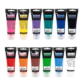 Südor 12x75 ml Akrilik Tüp Set