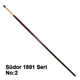 Südor 1881 No 2 Yeşil Sentetik Fırça