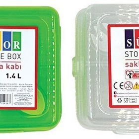 Südor 2 Bölmeli 1.4 lt Saklama Kabı