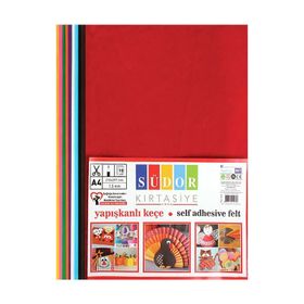 Südor 20x30 10 Renk Yapışkanlı Keçe
