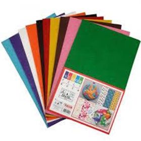 Südor 20x30 10 Renk Yapışkanlı Keçe