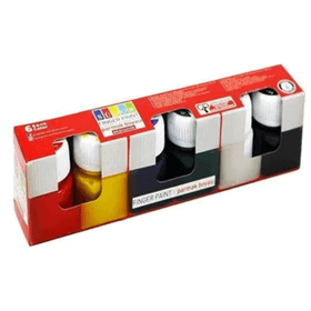 Südor 25 ml 6'lı Plastik Şişe Parmak Boyası