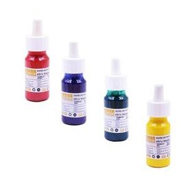 Südor 25 ml Kırmızı Mavi Yeşil Sarı Ebru Boyası
