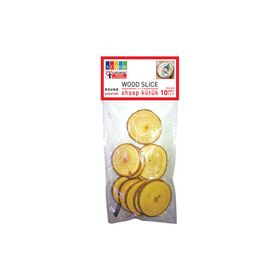 Südor 3-4 cm Yuvarlak 10'lu Ahşap Kütük