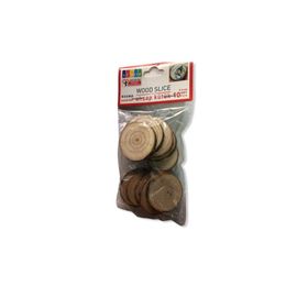 Südor 3-4 cm Yuvarlak 10'lu Ahşap Kütük