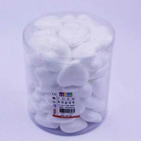Südor 5 cm 45 Adet Köpük Monalisa Kalp Kavanoz
