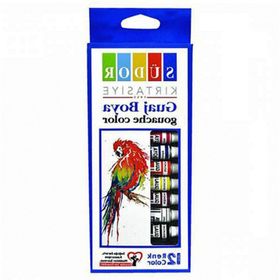 Südor 575 8.5 ml 12 Renk Tüp Guaj Boya