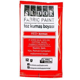 Südor 5751996 Kırmızı 12 gr Toz Kumaş Boyası