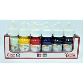 Südor 6x25 ml Damlalıklı Şişe Ebru Boyası Seti