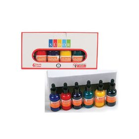 Südor 6x25 ml Damlalıklı Şişe Ebru Boyası Seti