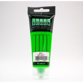 Südor 75 ml Tüp 617 Açık Yeşil Akrilik Boya