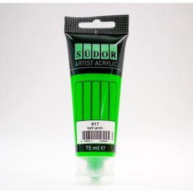 Südor 75 ml Tüp 617 Açık Yeşil Akrilik Boya