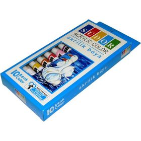 Südor 9 ml x 10 Akrilik Boya Tüp