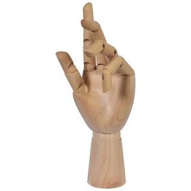 Südor Ahşap El 20 cm Kadın Sol Model