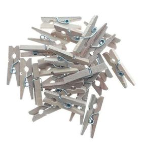 Südor Ahşap Naturel 22 mm 30 Adet Mandal