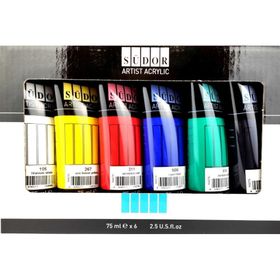 Südor Artist Akrilik 6x75 ml Tüp Boya