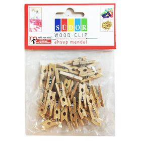 Südor BS100 Küçük 25'li Ahşap Mandal