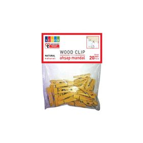 Südor Büyük 3.5 cm 20'li Naturel Ahşap Mandal